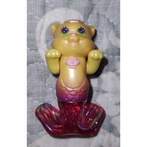 Vintage Littlest Pet Shop 1996 Sparklin Sea Sweeties Mer Cat 2.5" Toy